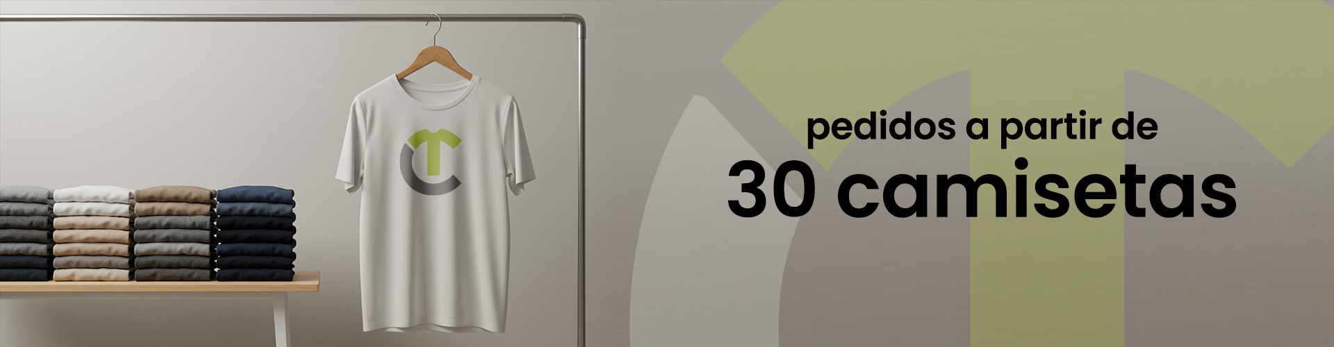 Banner Camisetas 30 unidades